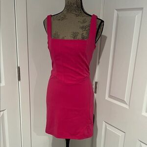 Lulu's Vibrant Pink Mini Dress